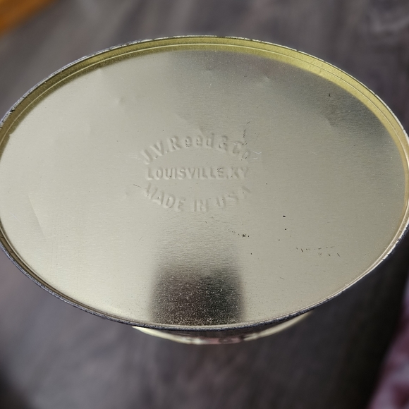 Paisley tin garbage can - Picture 2 of 2